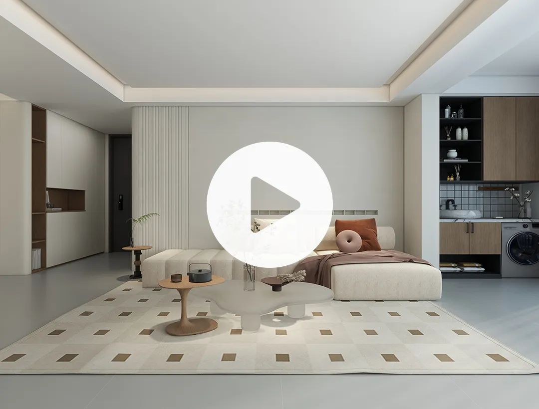 DAIKIN DESIGN | 150㎡奶油原木风，吟一首居家温暖叙事诗
